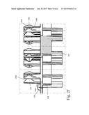 HOLDING STRUCTURE FOR CONCURRENTLY HOLDING A PLURALITY OF CONTAINERS FOR     SUBSTANCES FOR MEDICAL, PHARMACEUTICAL OR COSMETIC APPLICATIONS AS WELL     AS TRANSPORT OR PACKAGING CONTAINER COMPRISING THE SAME diagram and image