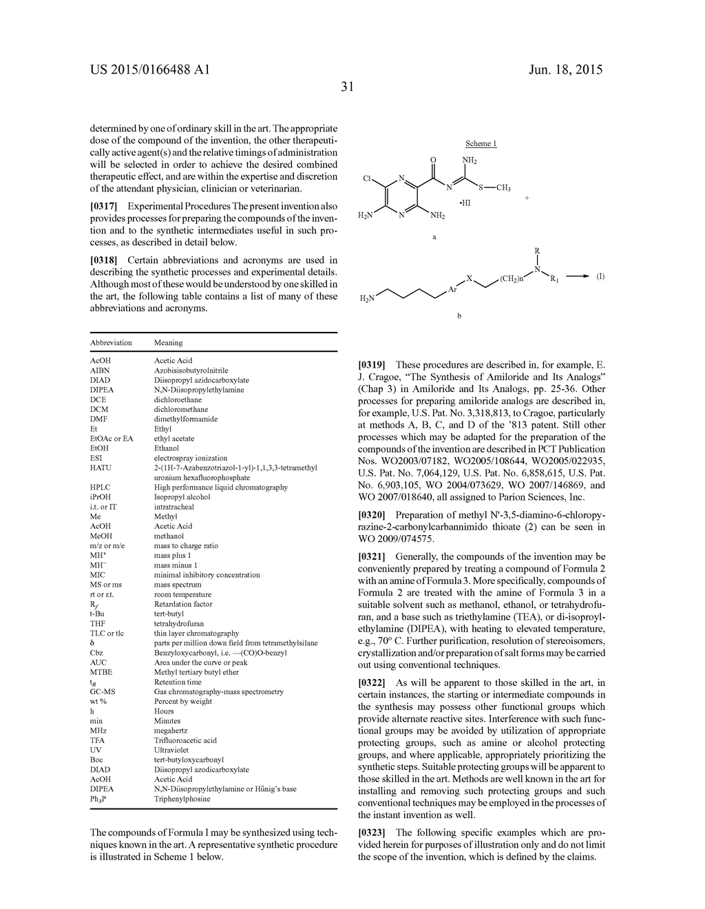 ARYLALKYL- AND ARYLOXYALKYL-SUBSTITUTED EPTHELIAL SODIUM CHANNEL BLOCKING     COMPOUNDS - diagram, schematic, and image 32