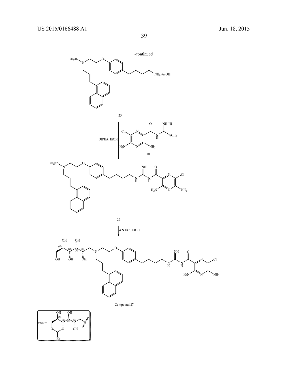 ARYLALKYL- AND ARYLOXYALKYL-SUBSTITUTED EPTHELIAL SODIUM CHANNEL BLOCKING     COMPOUNDS - diagram, schematic, and image 40