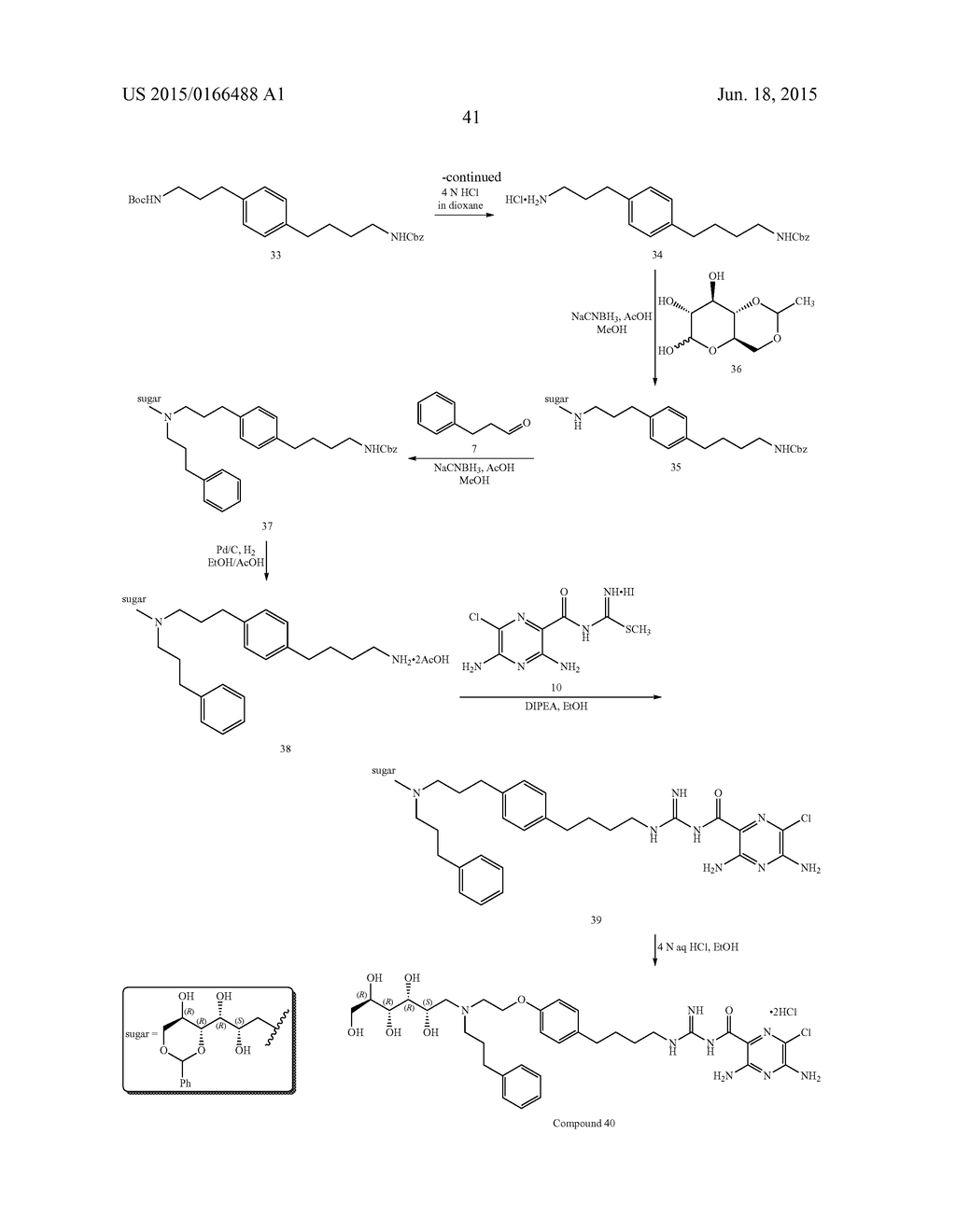 ARYLALKYL- AND ARYLOXYALKYL-SUBSTITUTED EPTHELIAL SODIUM CHANNEL BLOCKING     COMPOUNDS - diagram, schematic, and image 42