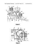 GAS TURBINE ENGINE COMPRISING A COMPOSITE COMPONENT AND A METAL COMPONENT     WHICH ARE CONNECTED BY A FLEXIBLE FIXING DEVICE diagram and image