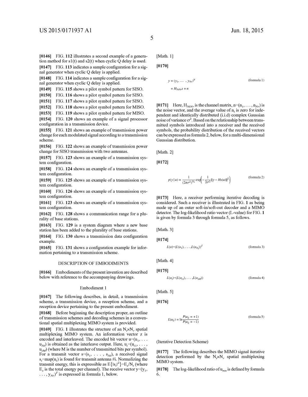 TRANSMISSION METHOD, RECEPTION METHOD, TRANSMITTER, AND RECEIVER - diagram, schematic, and image 137