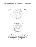 LINING MOUNTED INFLATABLE PROTECTOR AND PROTECTIVE CLOTHING ASSEMBLY diagram and image