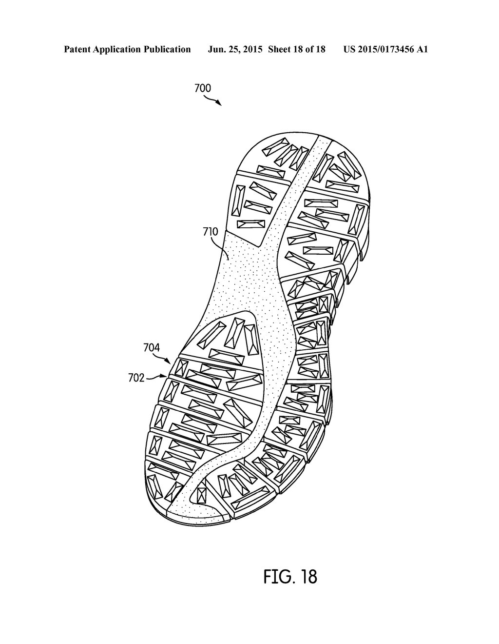 Sole Structure With Segmented Portions - diagram, schematic, and image 19