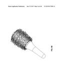 HAIRBRUSH, METHODS OF USE, AND METHODS OF MANUFACTURING THE SAME diagram and image