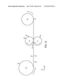 ABSORBENT ARTICLE HAVING A CLEFTED TOPSHEET diagram and image