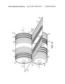 ABSORBENT ARTICLE HAVING A CLEFTED TOPSHEET diagram and image