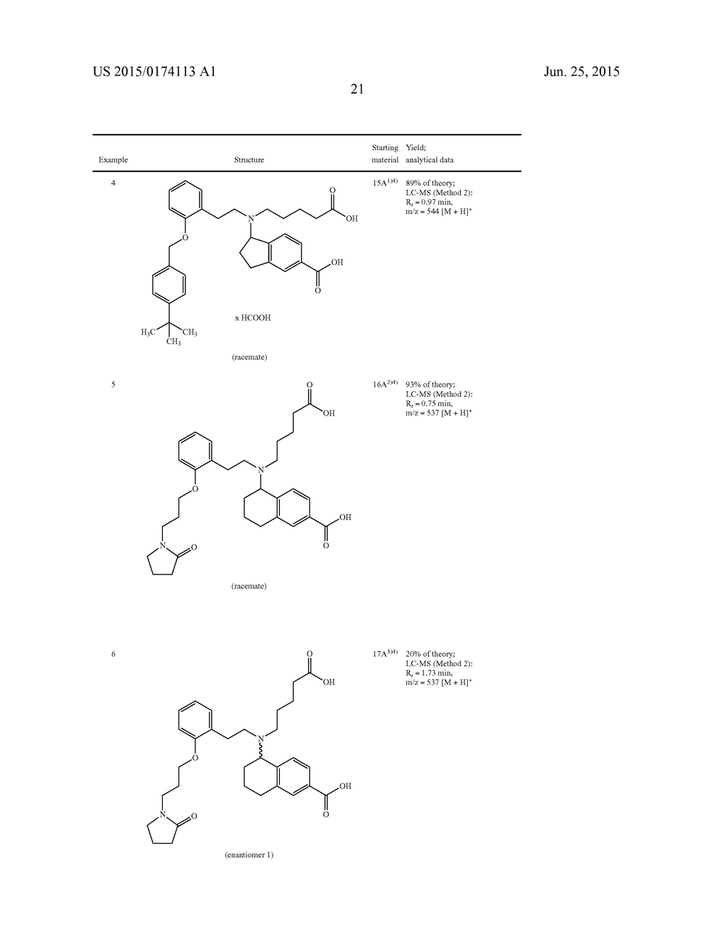 SUBSTITUTED AMINOINDANE- AND AMINOTETRALINECARBOXYLIC ACIDS AND THE USE     THEREOF - diagram, schematic, and image 22