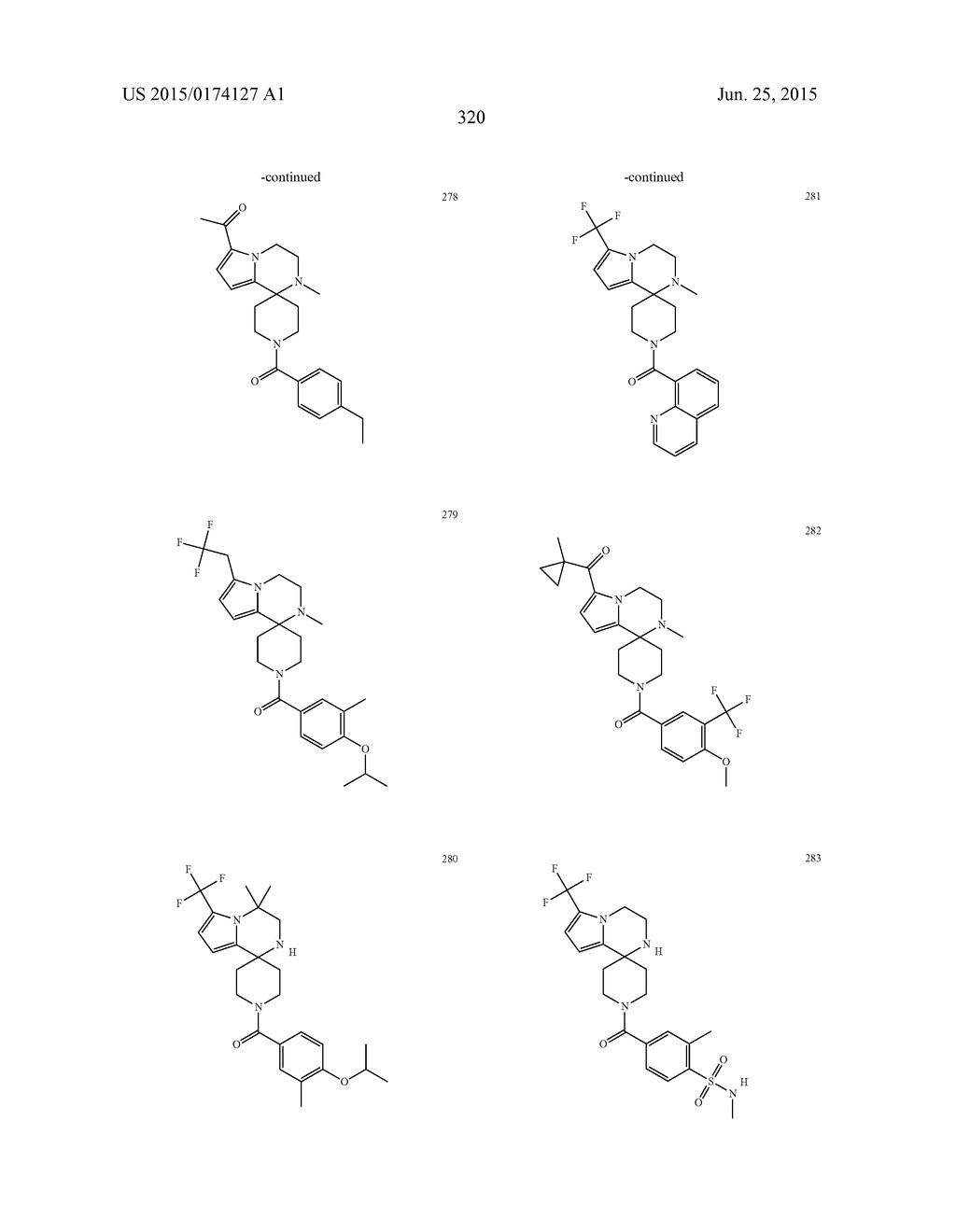 Pyrrolopyrazine-Spirocyclic piperidine amides as modulators of ion     channels - diagram, schematic, and image 321