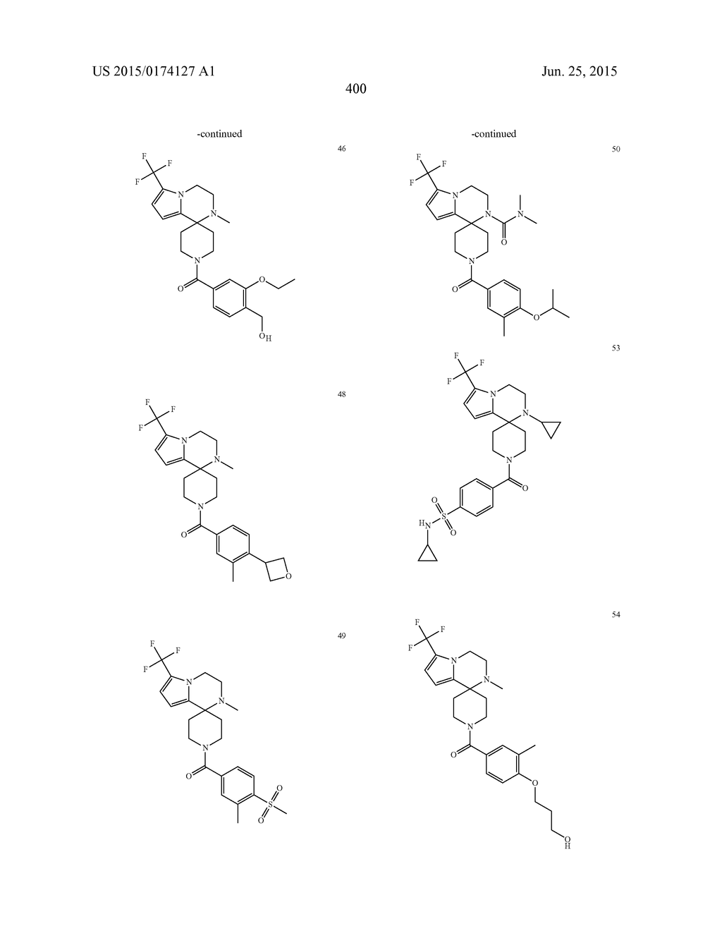 Pyrrolopyrazine-Spirocyclic piperidine amides as modulators of ion     channels - diagram, schematic, and image 401