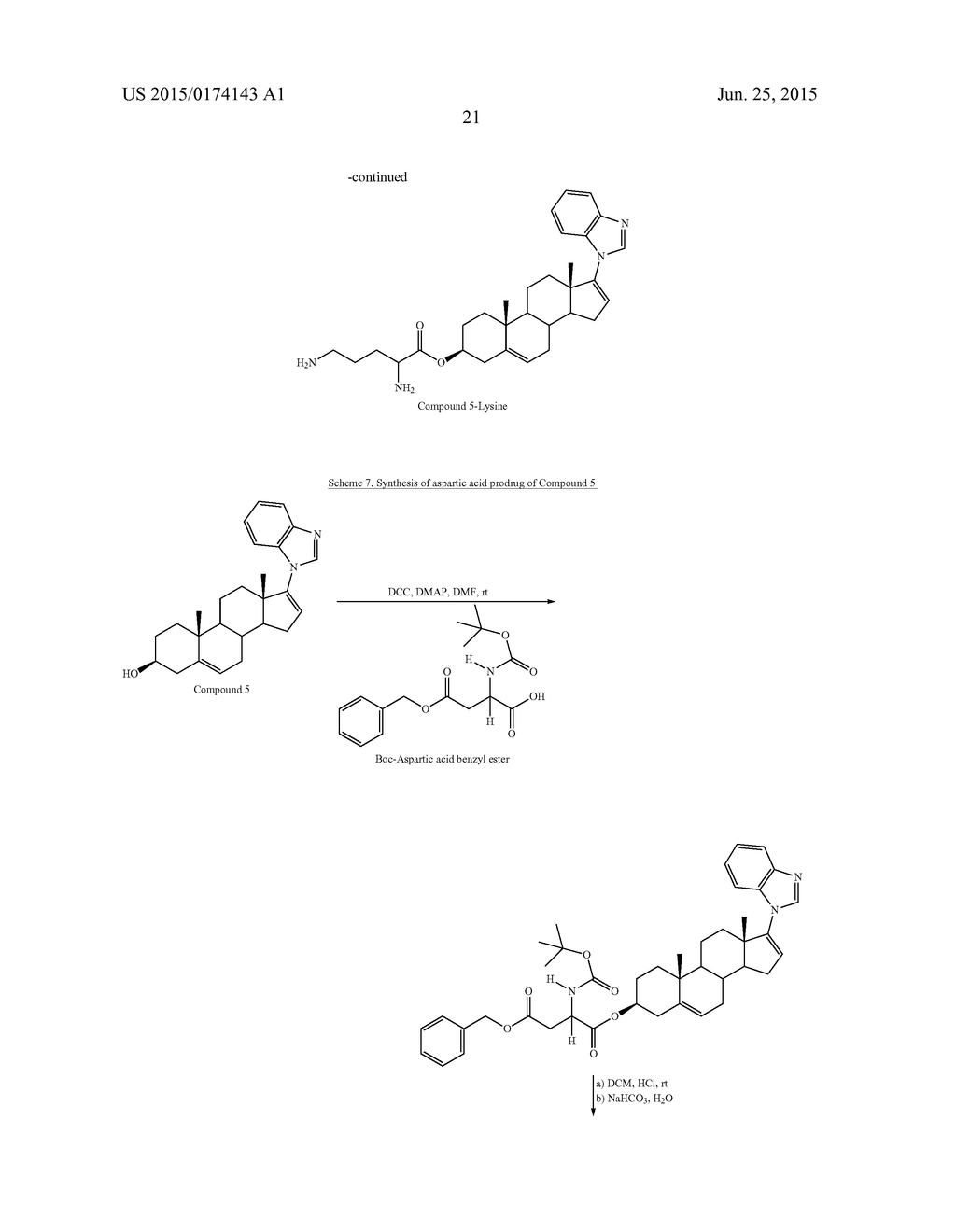 NOVEL PRODRUGS OF C-17-HETEROARYL STEROIDAL CYP17     INHIBITORS/ANTIANDROGENS: SYNTHESIS, IN VITRO BIOLOGICAL ACTIVITIES,     PHARMACOKINETICS AND ANTITUMOR ACTIVITY - diagram, schematic, and image 26