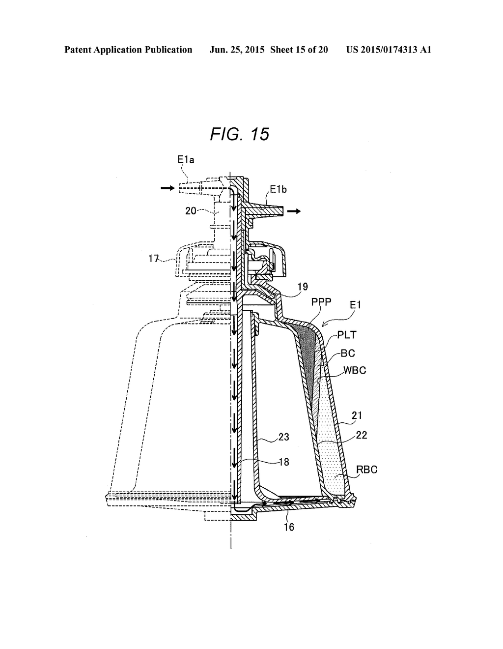 Blood Component Separation Device - diagram, schematic, and image 16