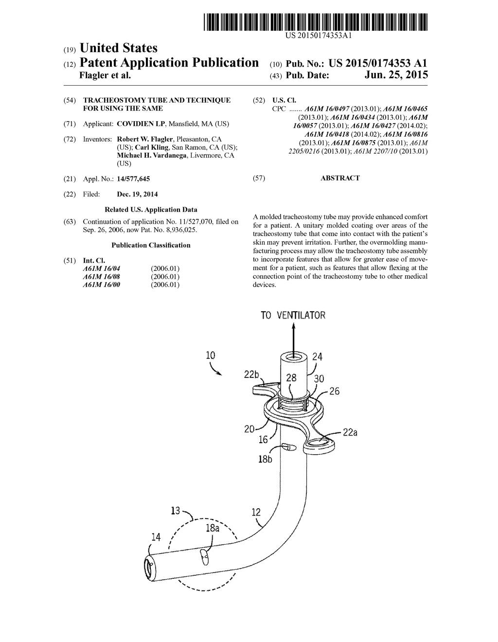 TRACHEOSTOMY TUBE AND TECHNIQUE FOR USING THE SAME - diagram, schematic, and image 01