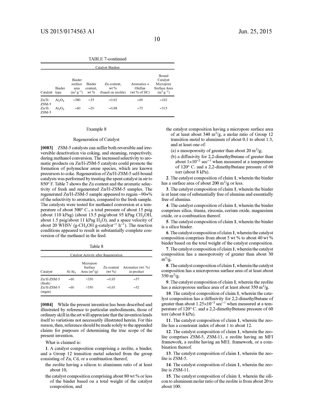 BOUND CATALYST FOR SELECTIVE CONVERSION OF OXYGENATES TO AROMATICS - diagram, schematic, and image 11