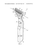 PIVOTING SHAVING RAZOR HANDLE diagram and image