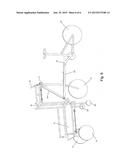 CART CAPABLE OF BEING COMBINED TO A BICYCLE diagram and image