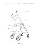 LIGHTWEIGHT COLLAPSIBLE STROLLER diagram and image