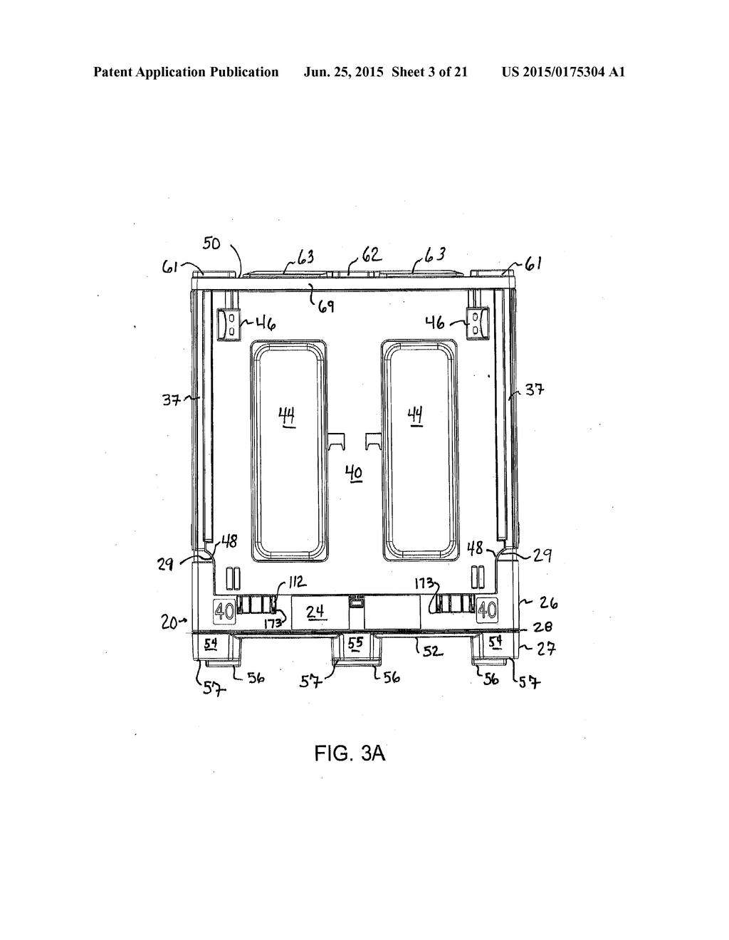 COLLAPSIBLE CONTAINER HAVING FOLDABLE SIDE AND END PANELS - diagram, schematic, and image 04