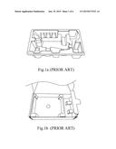 PACKAGING STRUCTURE USING SIMPLE LATERAL SIDES diagram and image