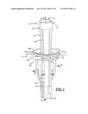 Split Loading Funnel for Charging a Molten Glass Gob into a Blank Mold diagram and image