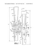 Split Loading Funnel for Charging a Molten Glass Gob into a Blank Mold diagram and image