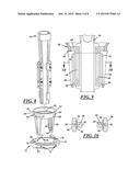 Split Loading Funnel for Charging a Molten Glass Gob into a Blank Mold diagram and image