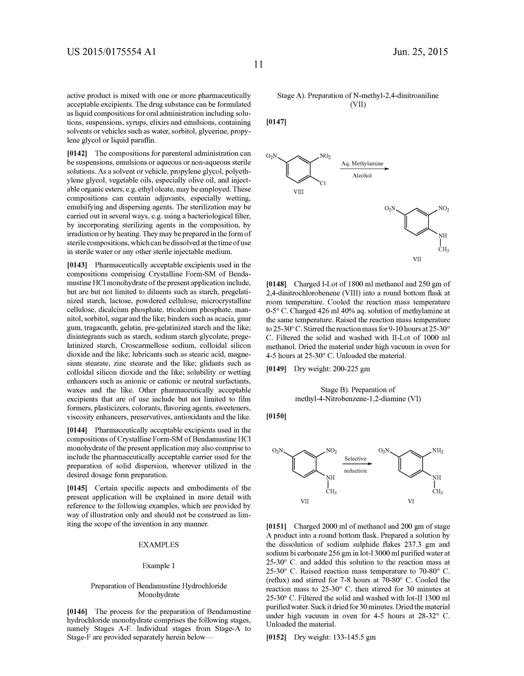 Highly pure bendamustine hydrochloride monohydrate - diagram, schematic, and image 15