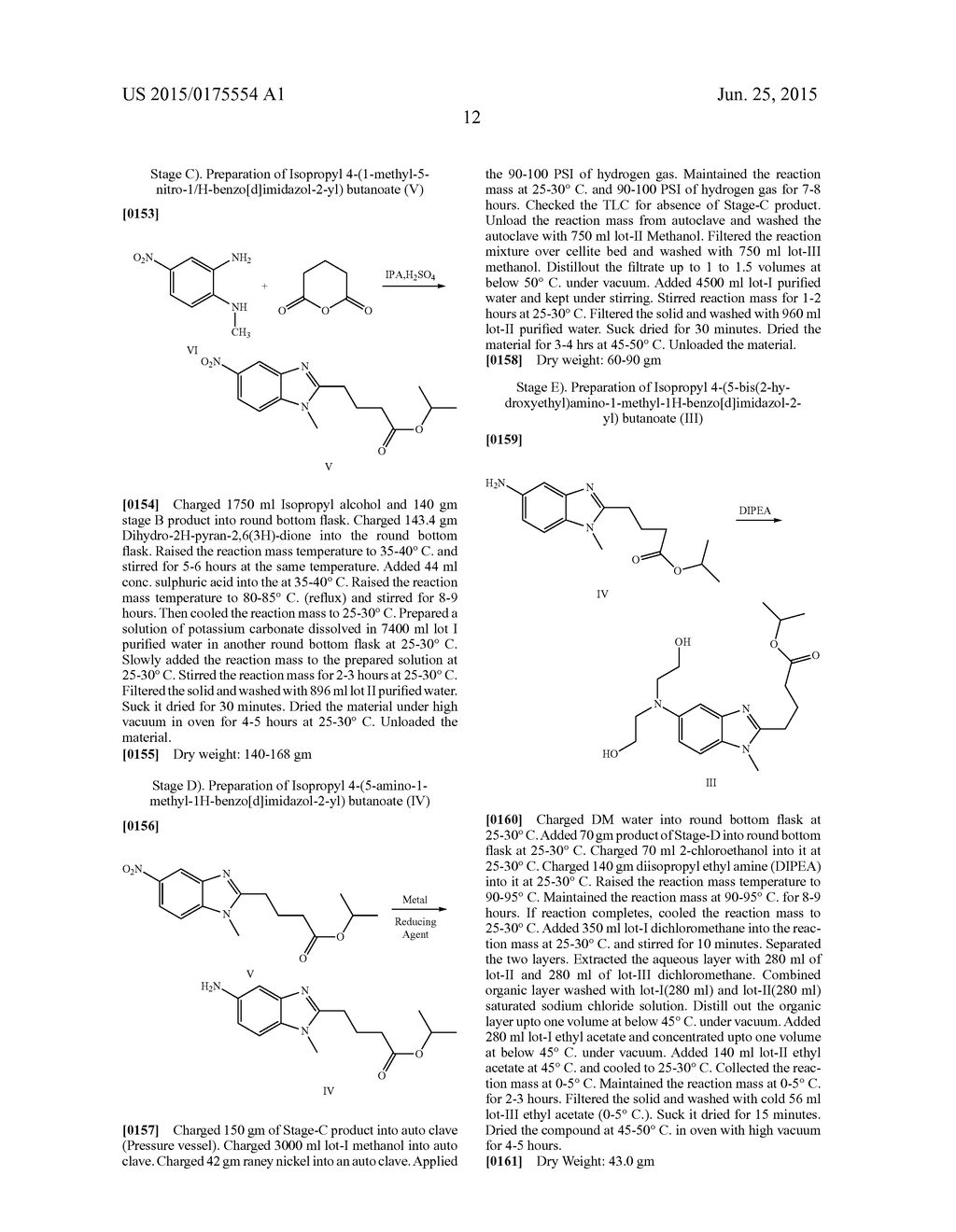 Highly pure bendamustine hydrochloride monohydrate - diagram, schematic, and image 16