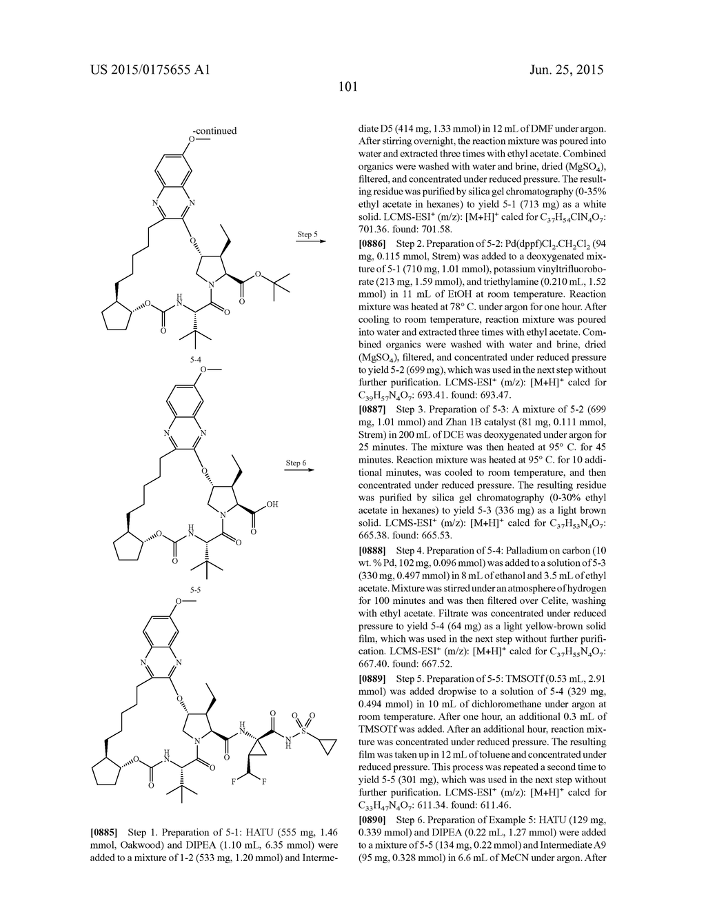 INHIBITORS OF HEPATITIS C VIRUS - diagram, schematic, and image 102