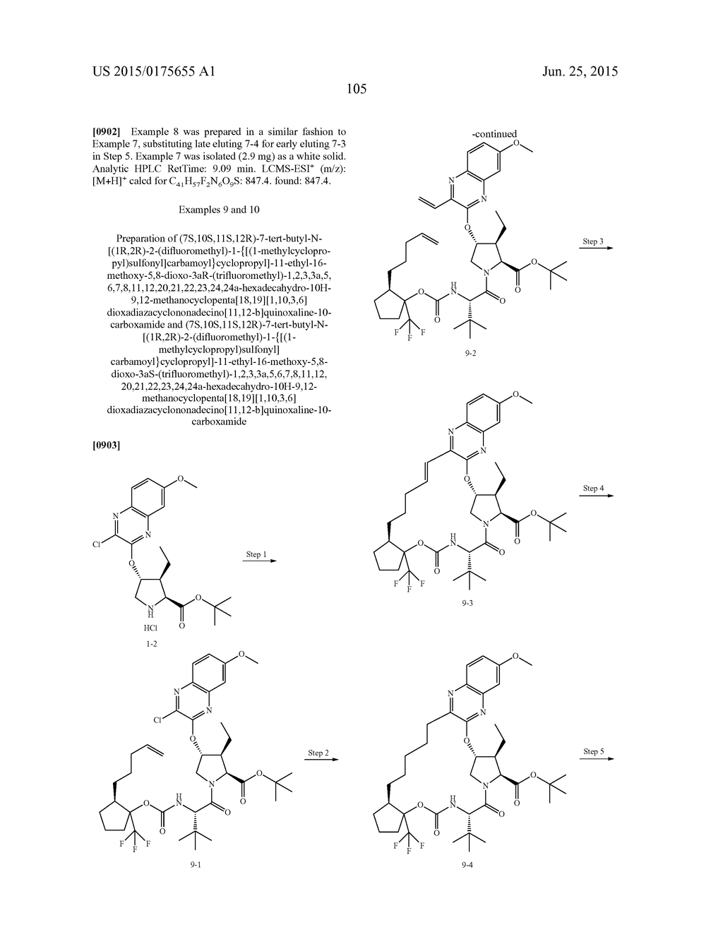 INHIBITORS OF HEPATITIS C VIRUS - diagram, schematic, and image 106