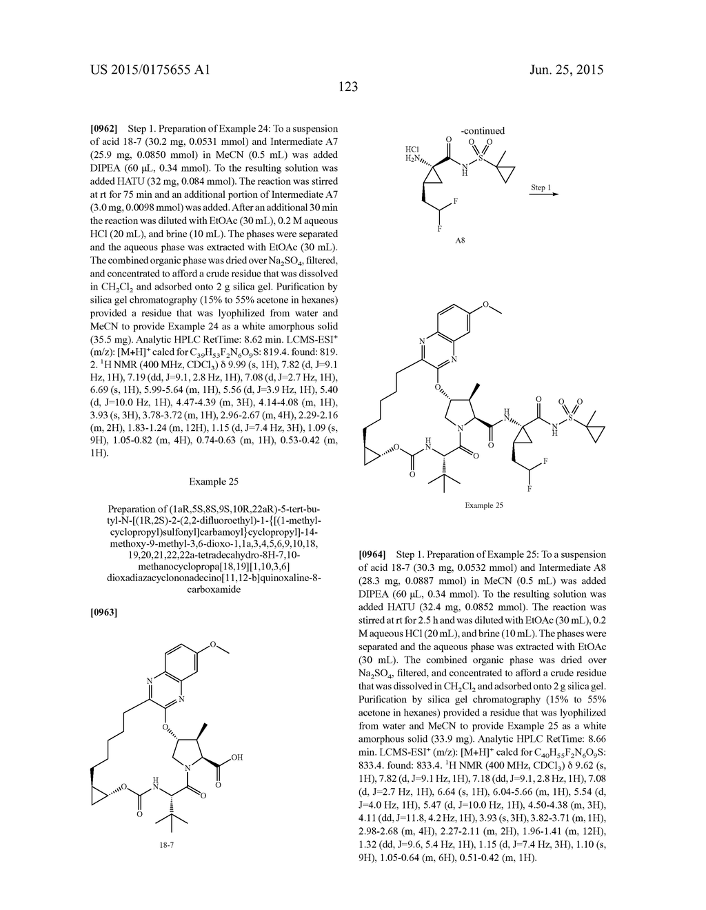 INHIBITORS OF HEPATITIS C VIRUS - diagram, schematic, and image 124