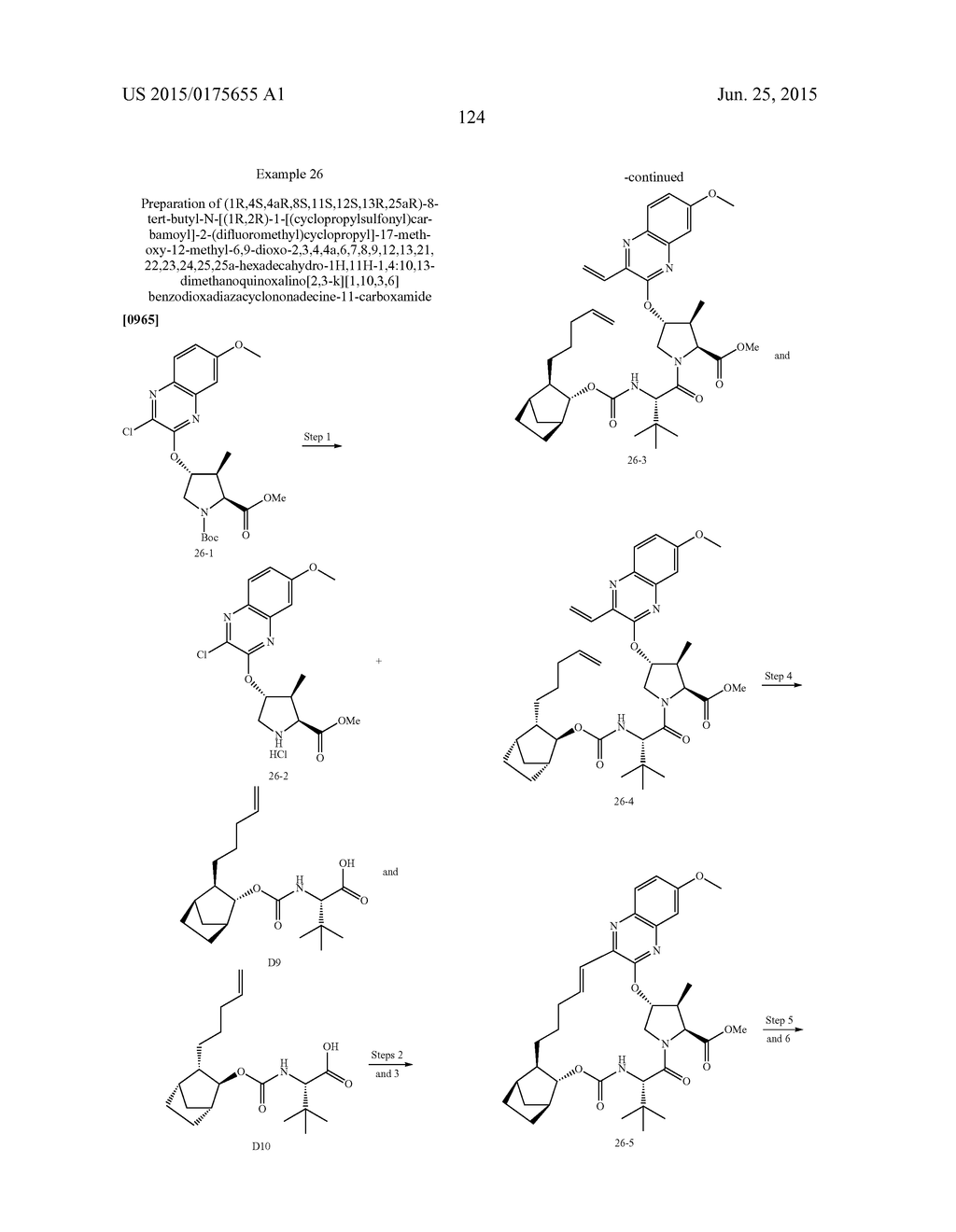 INHIBITORS OF HEPATITIS C VIRUS - diagram, schematic, and image 125