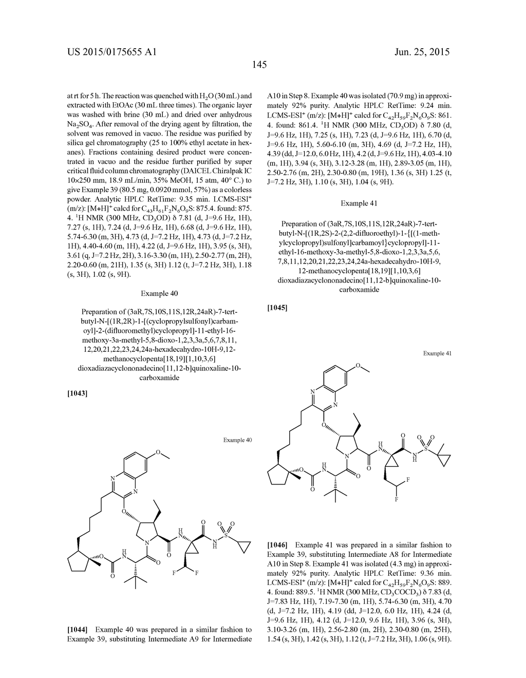 INHIBITORS OF HEPATITIS C VIRUS - diagram, schematic, and image 146