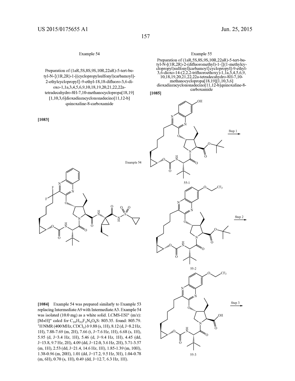 INHIBITORS OF HEPATITIS C VIRUS - diagram, schematic, and image 158