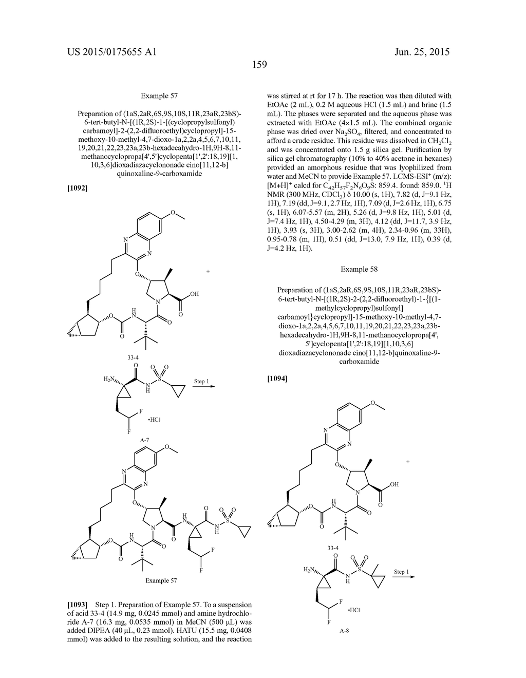 INHIBITORS OF HEPATITIS C VIRUS - diagram, schematic, and image 160