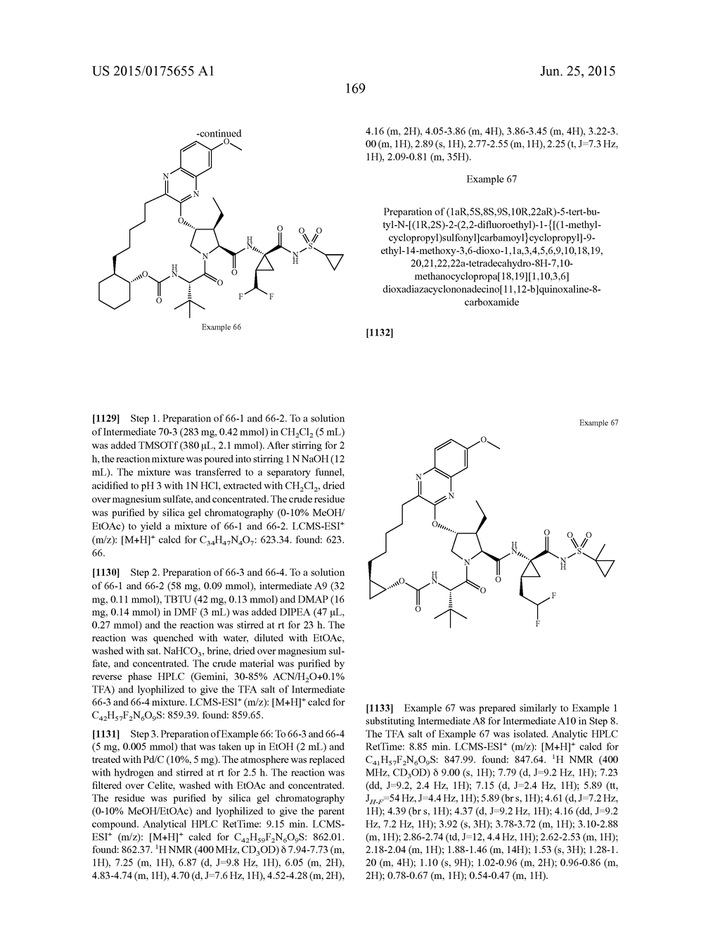 INHIBITORS OF HEPATITIS C VIRUS - diagram, schematic, and image 170