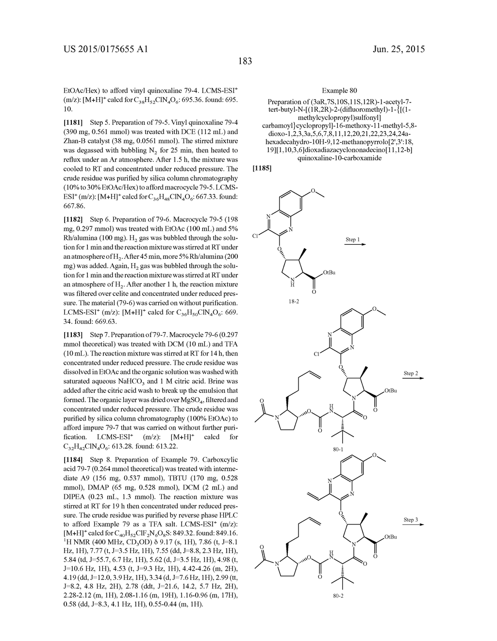 INHIBITORS OF HEPATITIS C VIRUS - diagram, schematic, and image 184