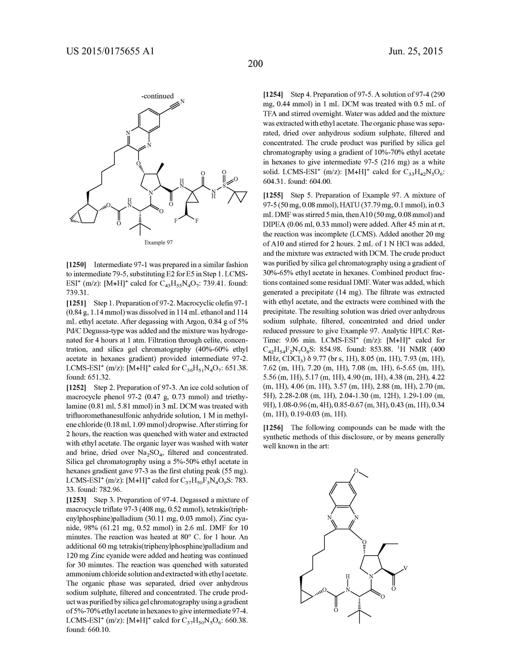 INHIBITORS OF HEPATITIS C VIRUS - diagram, schematic, and image 201