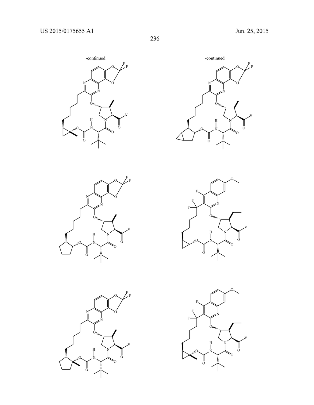 INHIBITORS OF HEPATITIS C VIRUS - diagram, schematic, and image 237