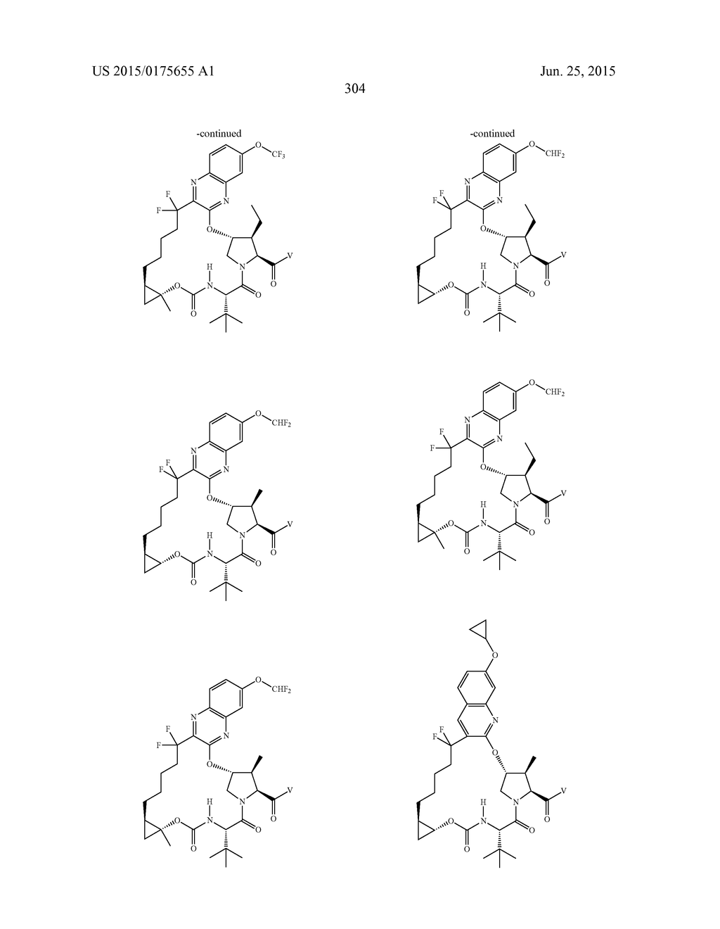 INHIBITORS OF HEPATITIS C VIRUS - diagram, schematic, and image 305