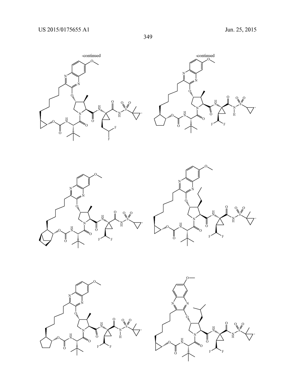 INHIBITORS OF HEPATITIS C VIRUS - diagram, schematic, and image 350