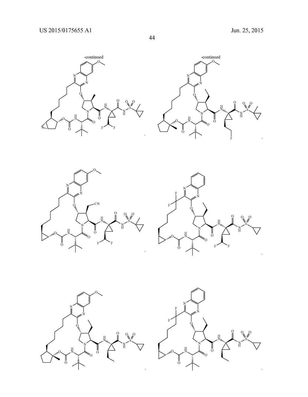 INHIBITORS OF HEPATITIS C VIRUS - diagram, schematic, and image 45