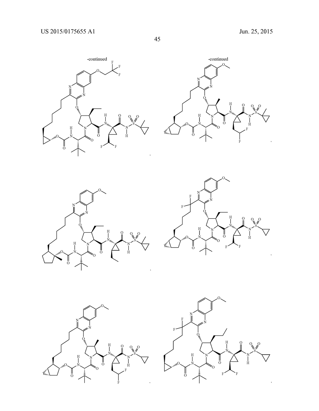 INHIBITORS OF HEPATITIS C VIRUS - diagram, schematic, and image 46