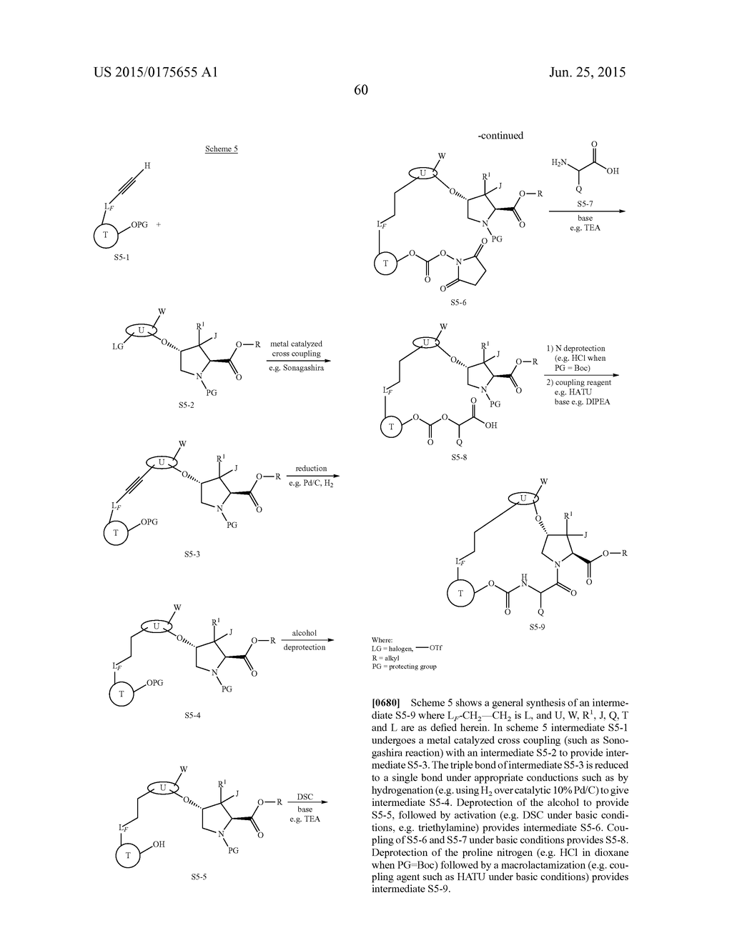 INHIBITORS OF HEPATITIS C VIRUS - diagram, schematic, and image 61