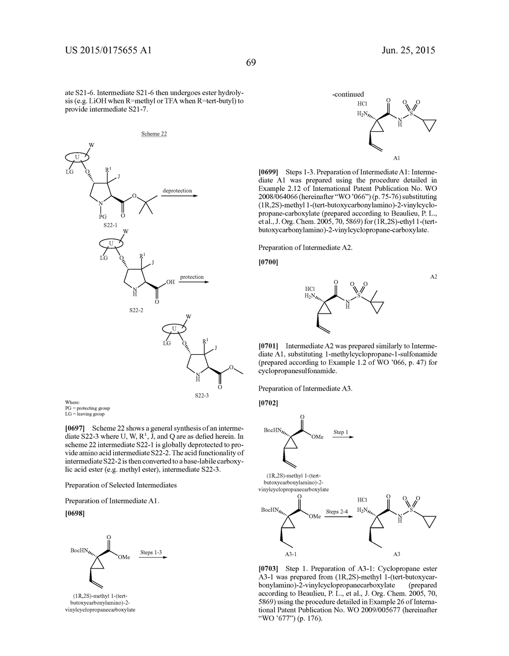 INHIBITORS OF HEPATITIS C VIRUS - diagram, schematic, and image 70