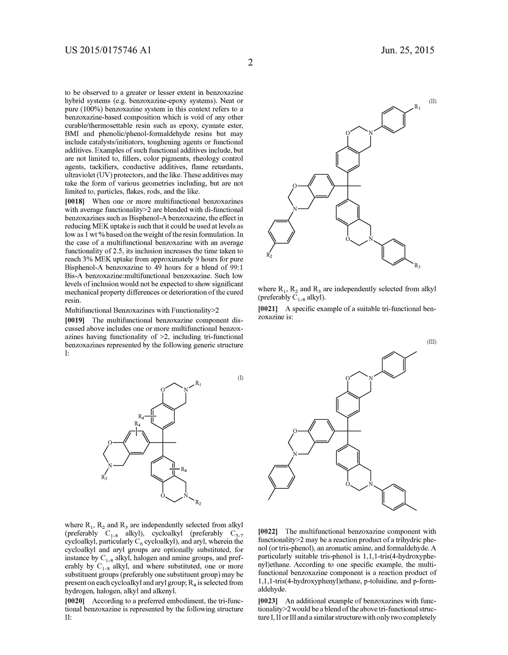 MULTIFUNCTIONAL BENZOXAZINES AND COMPOSITE MATERIALS INCORPORATING THE     SAME - diagram, schematic, and image 07