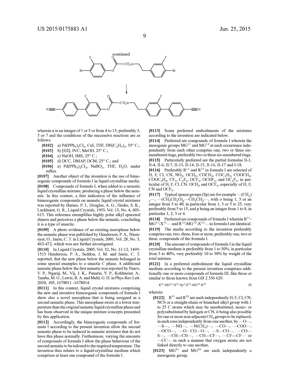 Bimesogenic Compounds and Mesogenic Media - diagram, schematic, and image 10