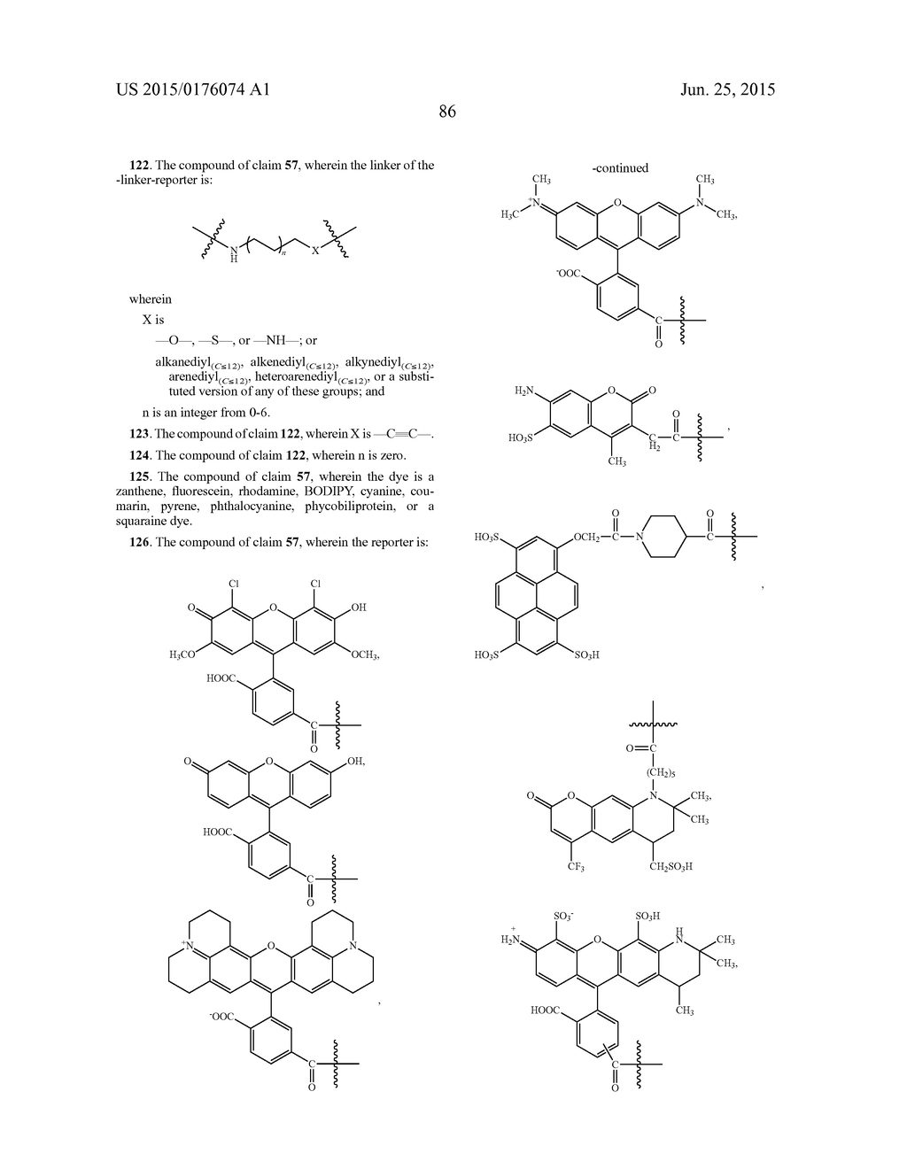 3'-OH UNBLOCKED, FAST PHOTOCLEAVABLE TERMINATING NUCLEOTIDES AND METHODS     FOR NUCLEIC ACID SEQUENCING - diagram, schematic, and image 100