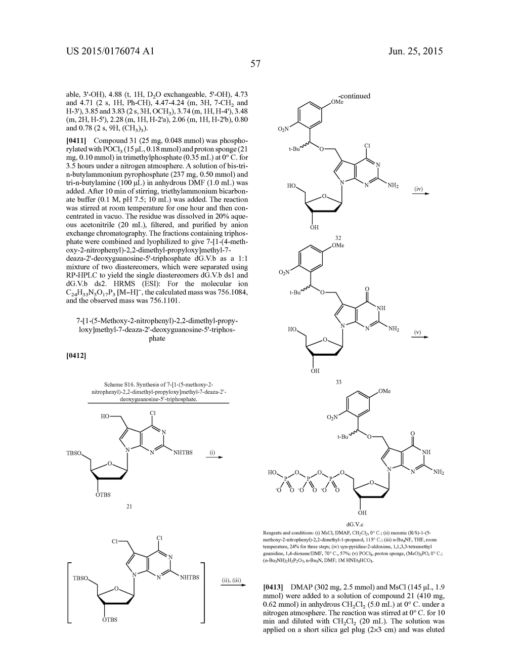 3'-OH UNBLOCKED, FAST PHOTOCLEAVABLE TERMINATING NUCLEOTIDES AND METHODS     FOR NUCLEIC ACID SEQUENCING - diagram, schematic, and image 71