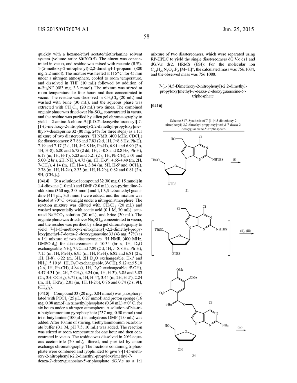 3'-OH UNBLOCKED, FAST PHOTOCLEAVABLE TERMINATING NUCLEOTIDES AND METHODS     FOR NUCLEIC ACID SEQUENCING - diagram, schematic, and image 72